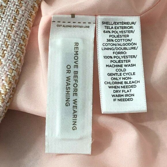 Ann Taylor Loft Womens Skirt Size 4 Tweed Fringe - Picture 10 of 12